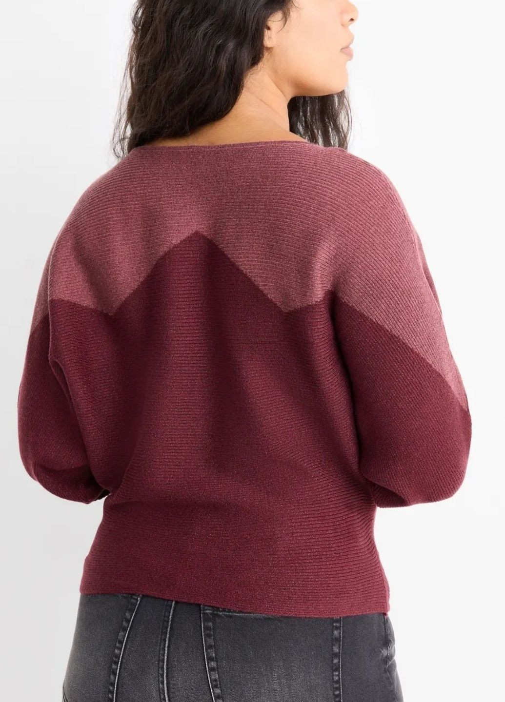 Бордовий демісезонний светр C&A