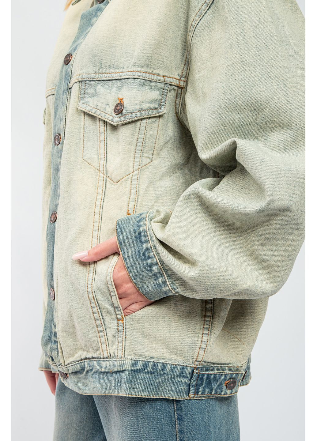 Голубая демисезонная куртка джинсовая куртка-пиджак Balenciaga