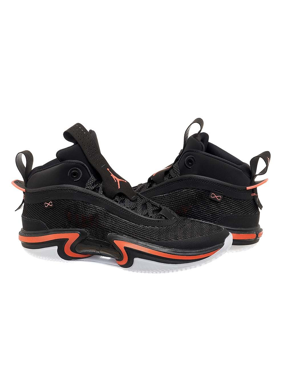 Чорні Осінні чоловічі кросівки xxxvi black infrared чорний Jordan