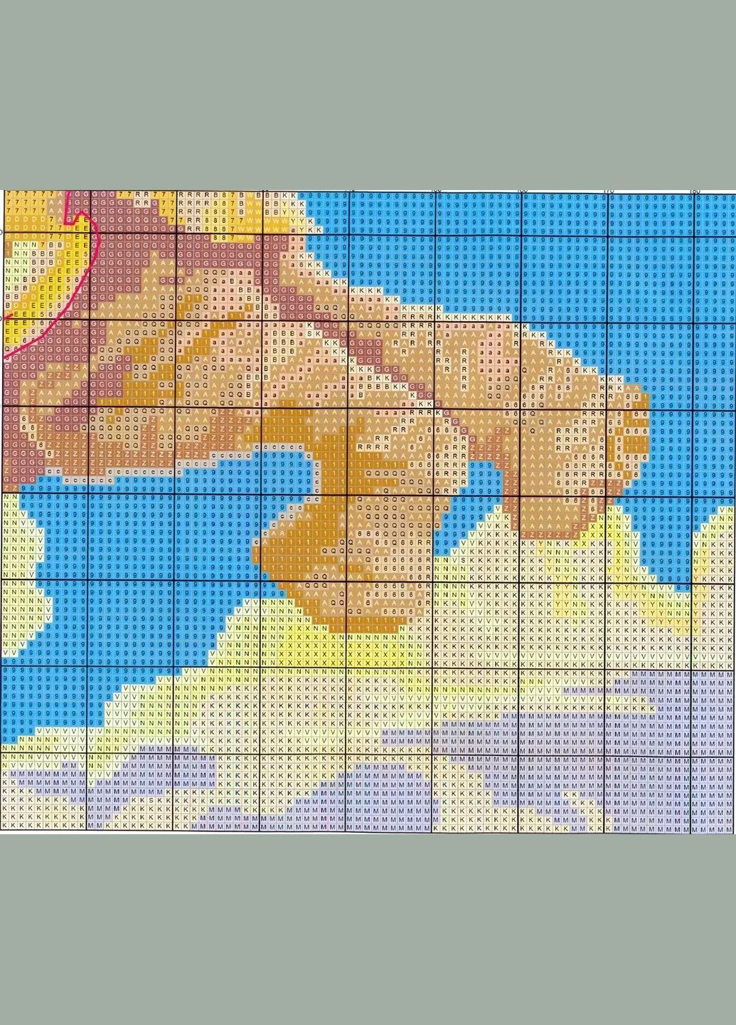 Набір для вишивання за нанесеною на канву схемою "Explore the world".AIDA 14CT printed, 42*34 см Joy Sunday (313613297)