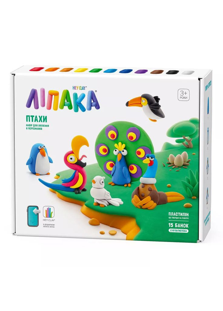 Пластилін Птахи (15013-UA01) ЛІПАКА (364488051)