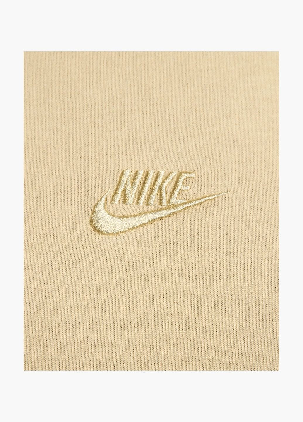 Бежева футболка чоловіча sw premium essential beige do7392-252 Nike