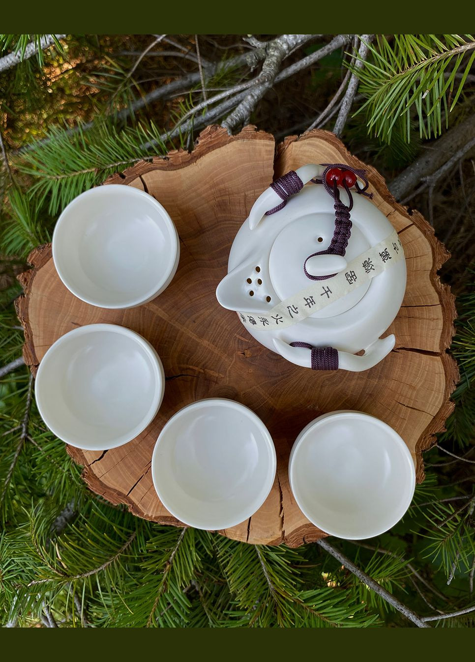 Чайный набор "путешественник" (белый) Tea Dragon (329194994)