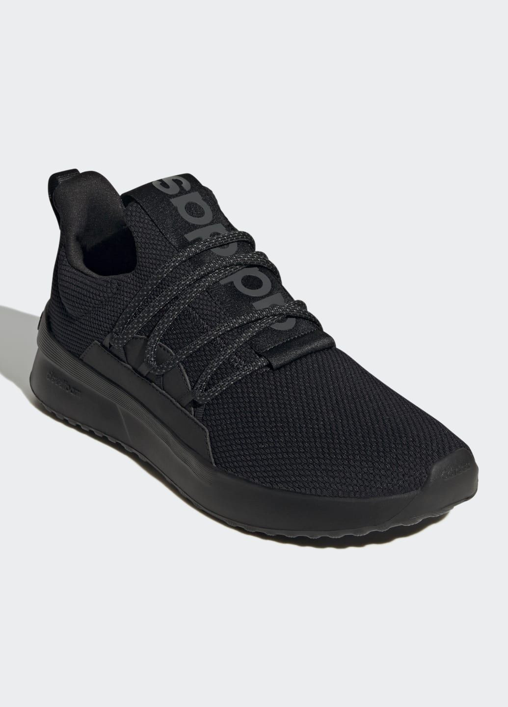 Чорні всесезон кросівки lite racer adapt 4.0 cloudfoam slip-on adidas