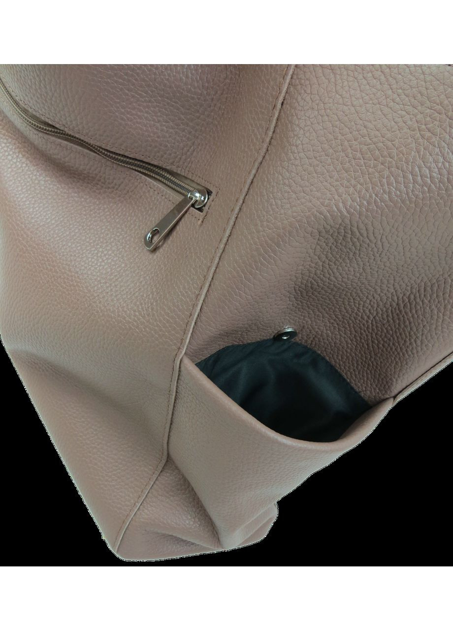 Жіноча шкіряна сумка на двох ручках, Україна коричнева Borsacomoda (360893865)