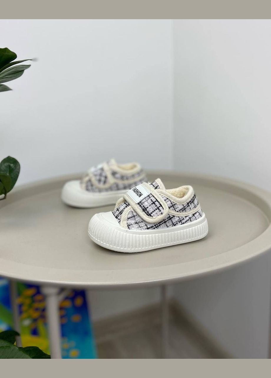 Чоботи осінні дитячі білі 1196 No Brand (313617028)