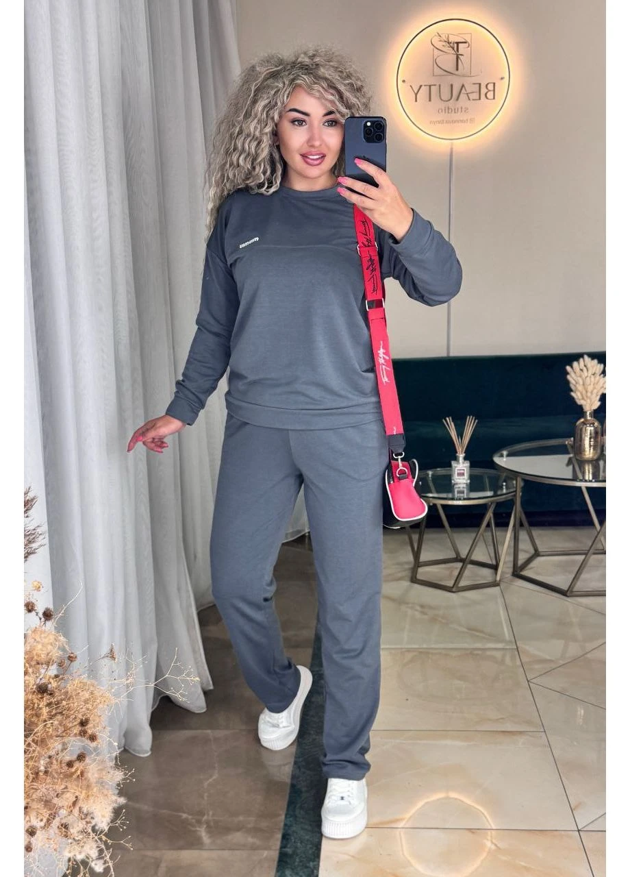 Женский спортивный костюм сирого цвета 34104 Fashion (352191931)