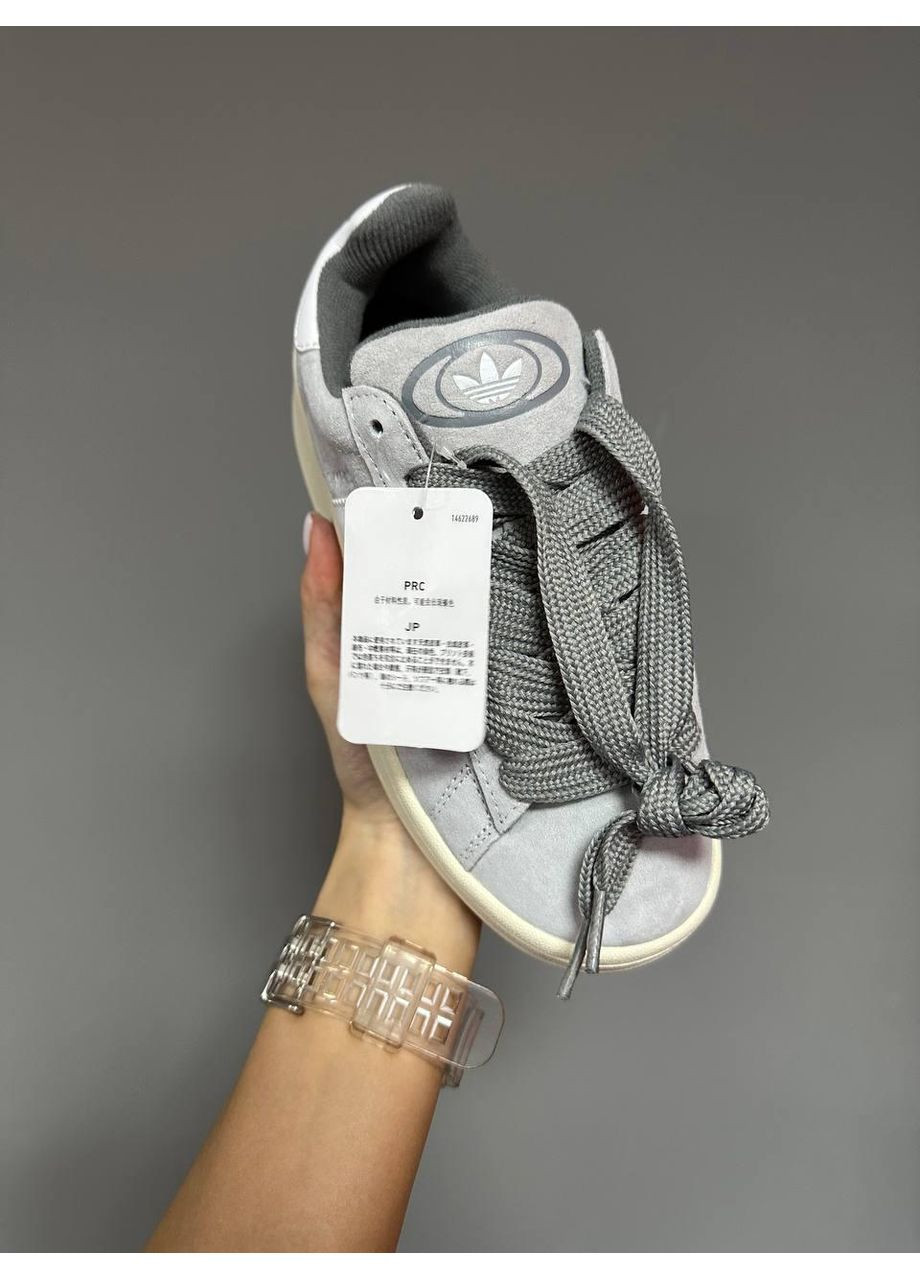 КРОСІВКИ ЖІНОЧІ ADIDAS CAMPUS 00S LIGHT GREY АДІДАС КАМПУС No Brand сірі демісезони (367173065)