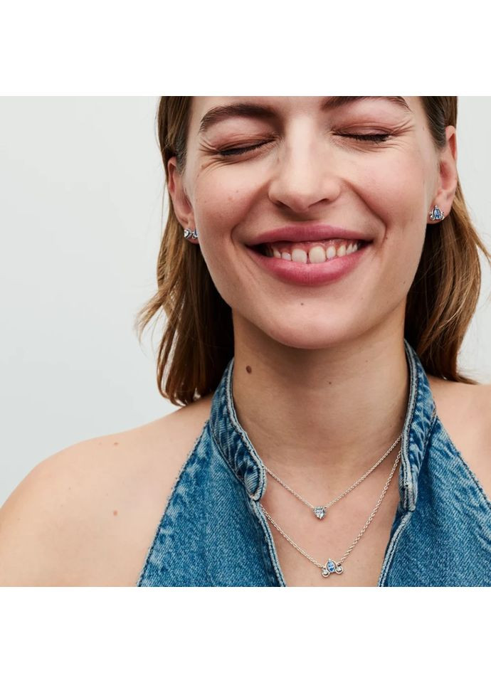 Серебряное ожерелье Пандора Карета Золушки 393057C01 Kabluchka (355462822)