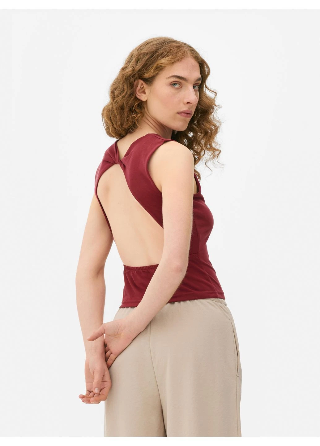 Топ лето,бордовый, Primark (397561157)