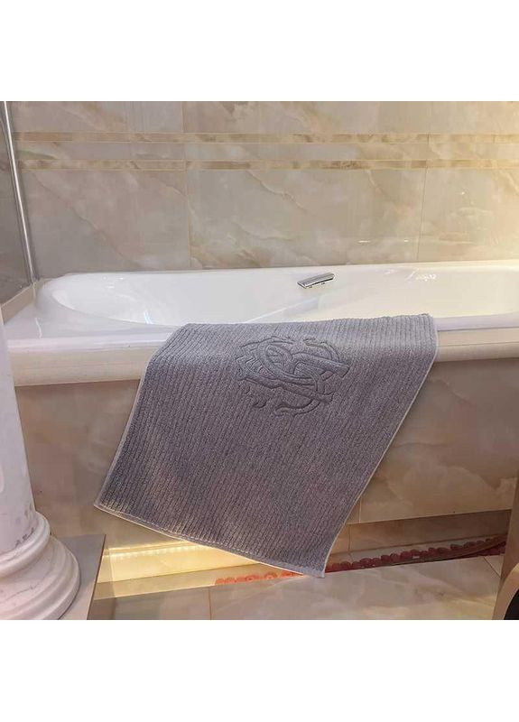 Антрацитовий килимок для ванни 45*75 см, щільність 800 гр/м² Kunmeng комбінований