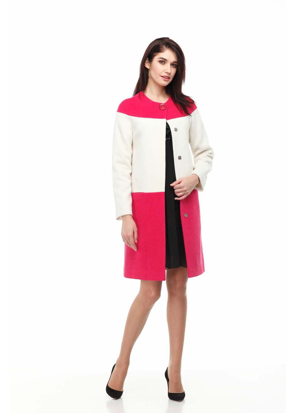 Комбинированное демисезонное Женское пальто Origa