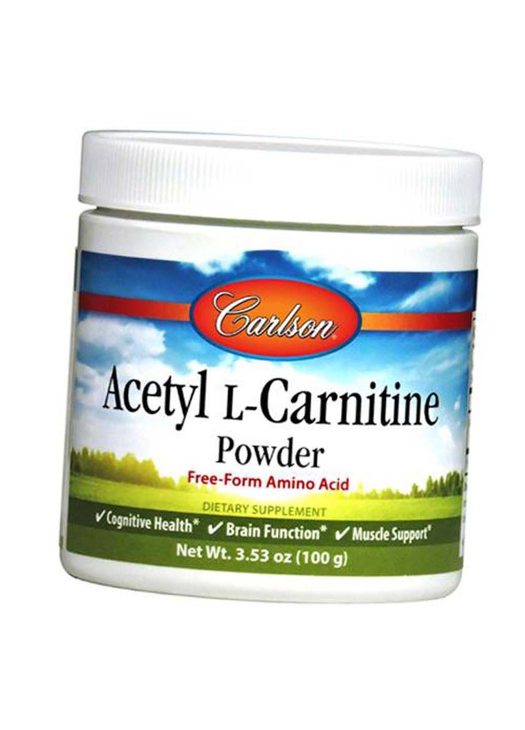 Ацетил L Карнітин у порошку Acetyl L-Carnitine Powder 100г Carlson Labs (292710889)