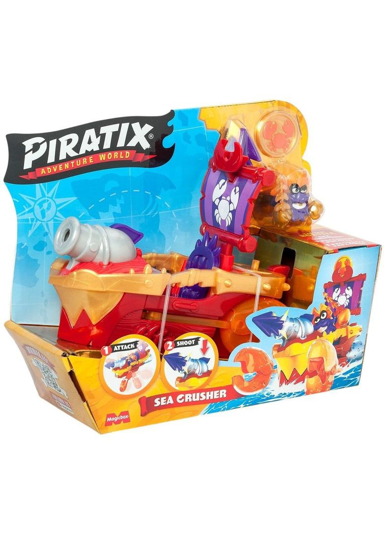 Игровой набор S Пиратский корабль Морской громовержец () Piratix PPXSP114IN20 (360602230)
