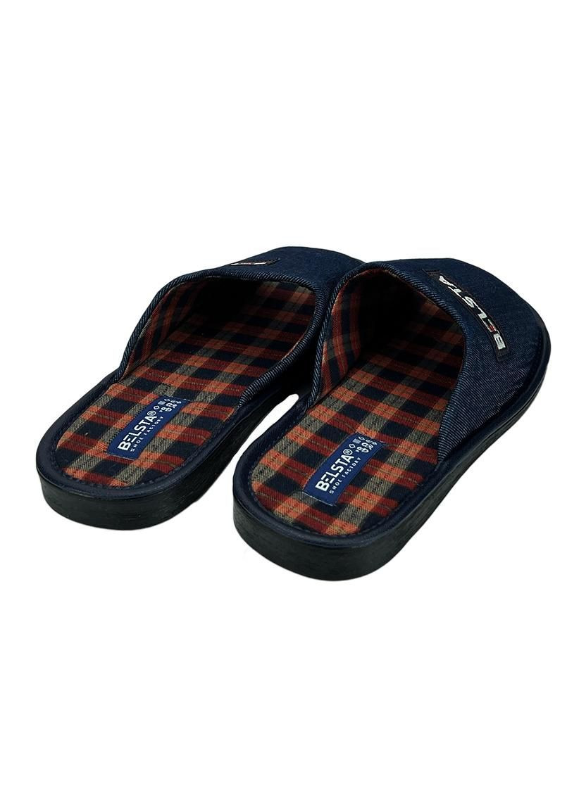 Синие тапочки домашние мужские синие 0518 Белста