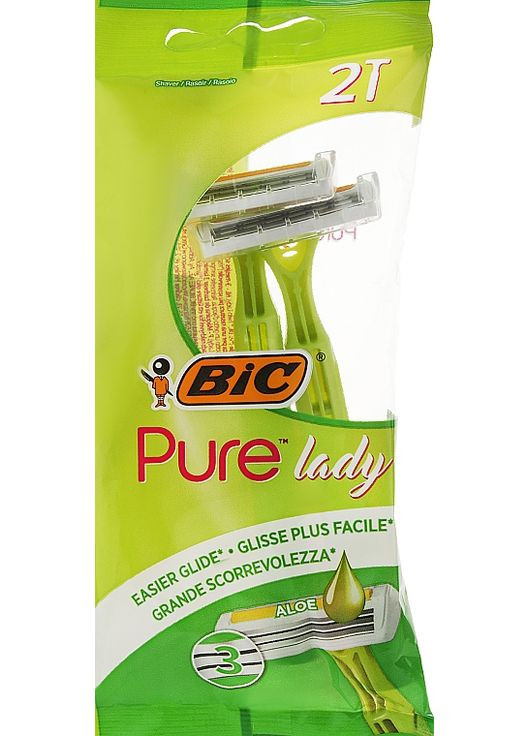 Женский бритвенный станок "Pure 3 Lady", 2 шт. 2шт (117019-19246) Bic (361931521)
