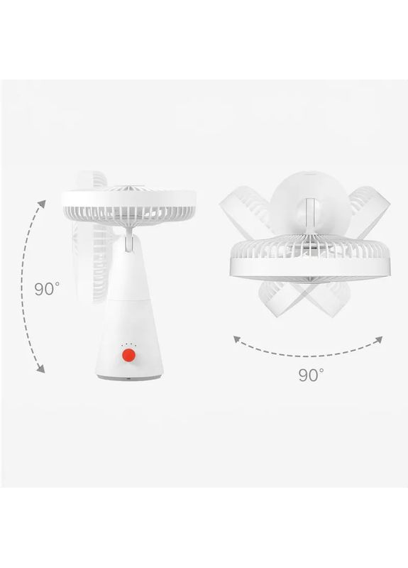 Портативный вентилятор MiJia 4000 mAh Fan (ZMYDFS01DM) Xiaomi Desktop Mobile (373410529)