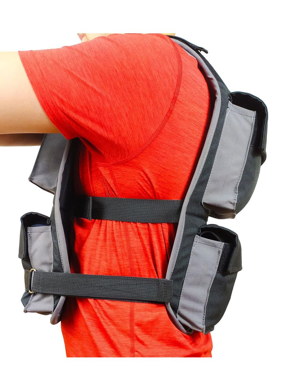 Жилет-обтяжувач до 20 кг набірний з філерами EasyFit (322062817)