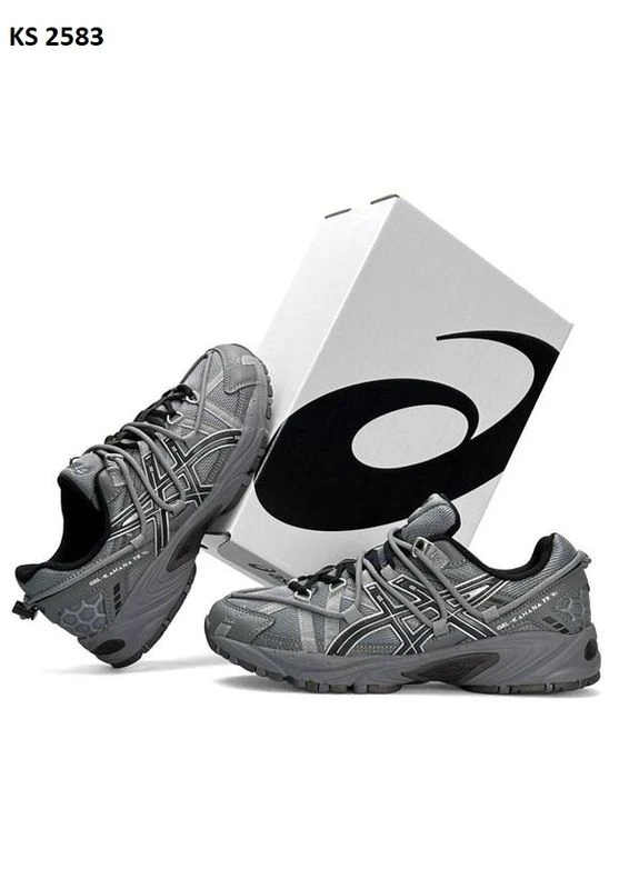 Сірі літні кросівки asics gel-kahana tr v2 gray асікс гель кахано 8 сірі No Brand