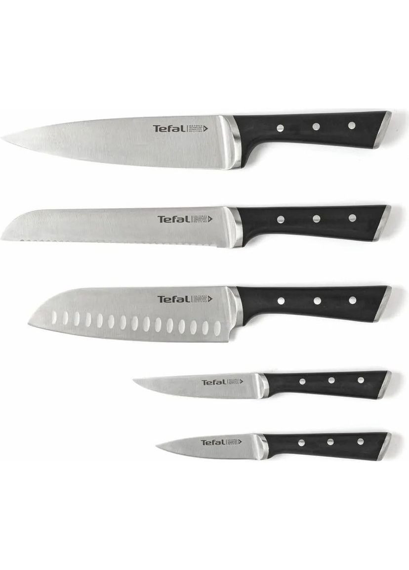 Набор ножей Ice Force в деревянном бревне 5 предметов (K232S574) Tefal (351855542)