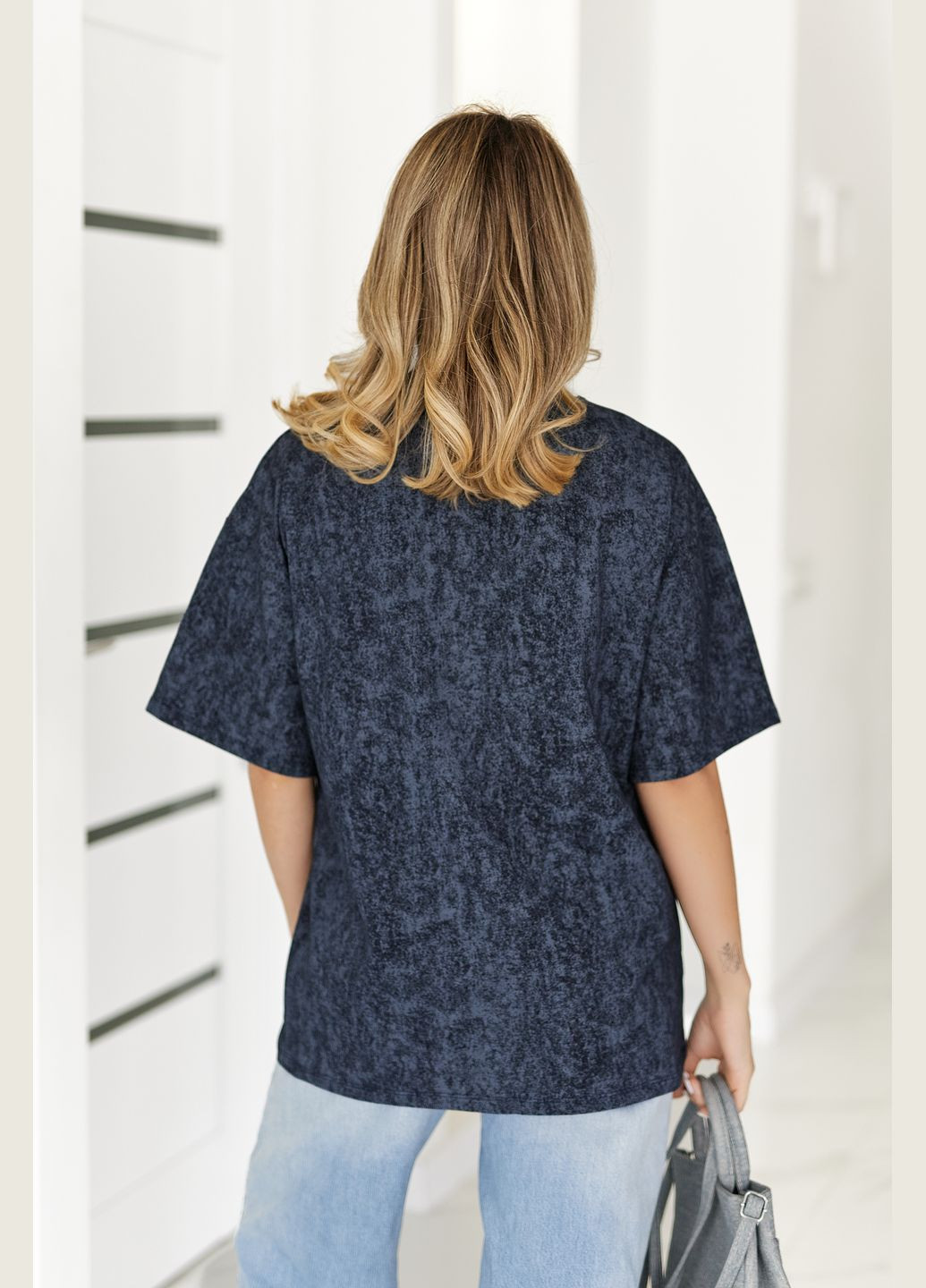 Модна футболка тай-дай з принтом Fashion Girl LeoMouse - (333300553)