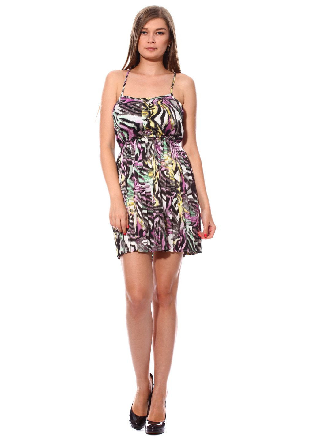 Фіолетова повсякденний сукня фіолетовий Pink Woman