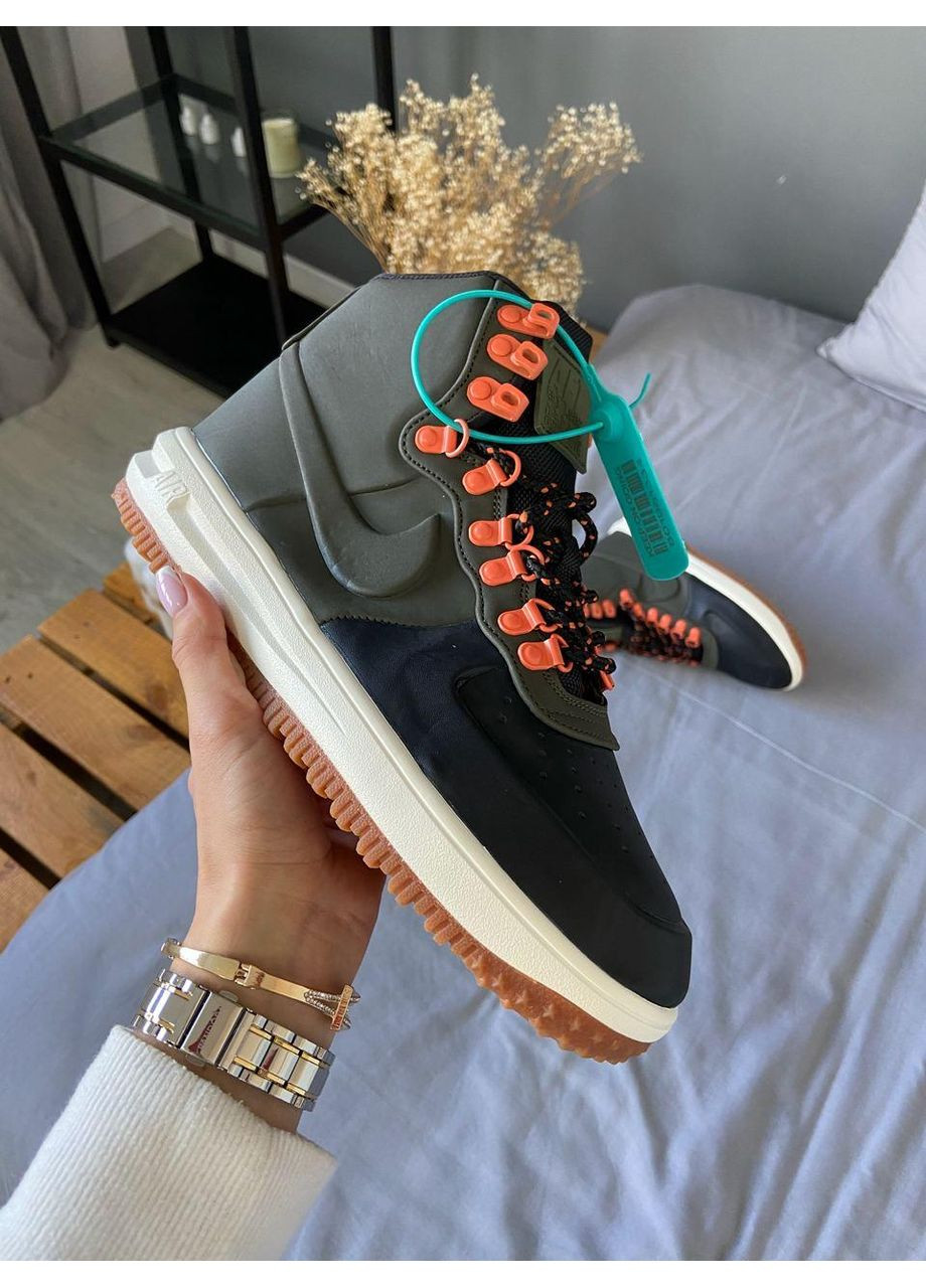 Черные демисезонные кроссовки мужские nike duckboot 18 black sequoia найк дакбут No Brand