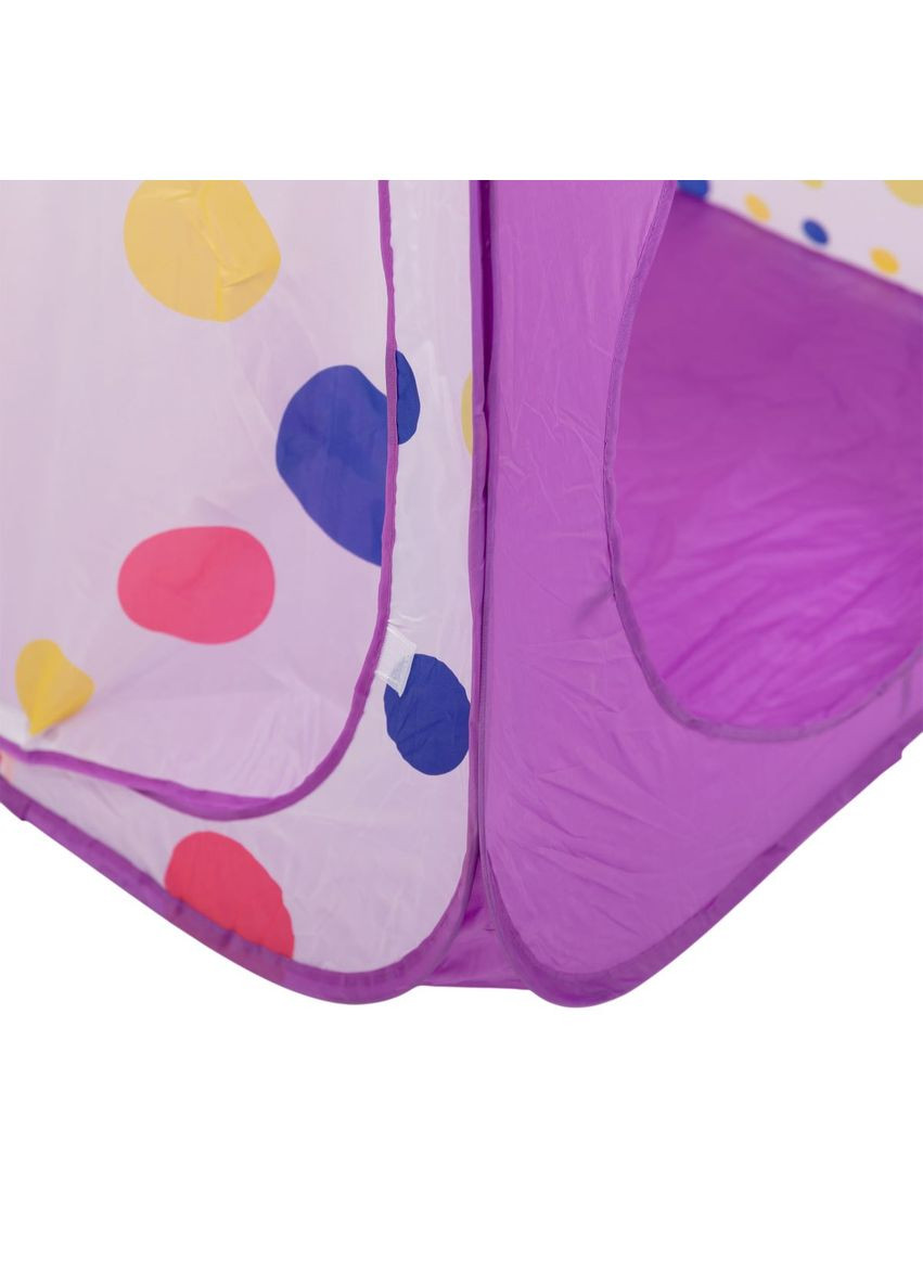 Палатка детская 3 в 1 70×70×90 см игровая палатка с туннелем и бассейном Фиолетовая HP-S-4NDV (A-034159) LUGI (354825548)