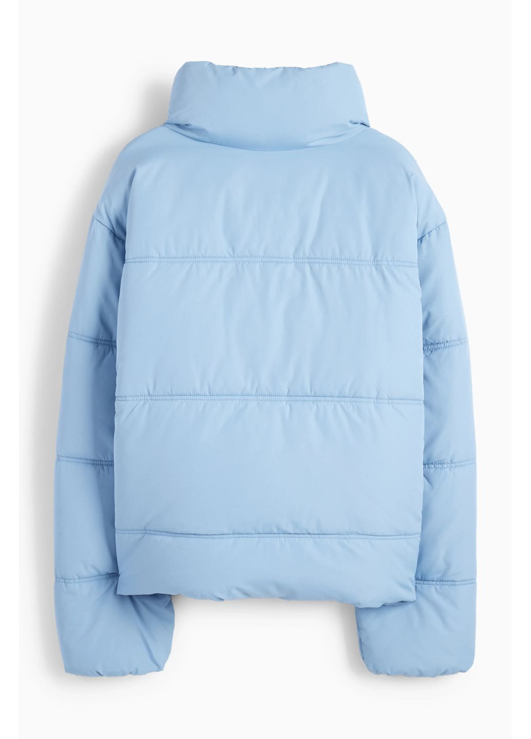 Блакитна демісезонна стеганна куртка C&A