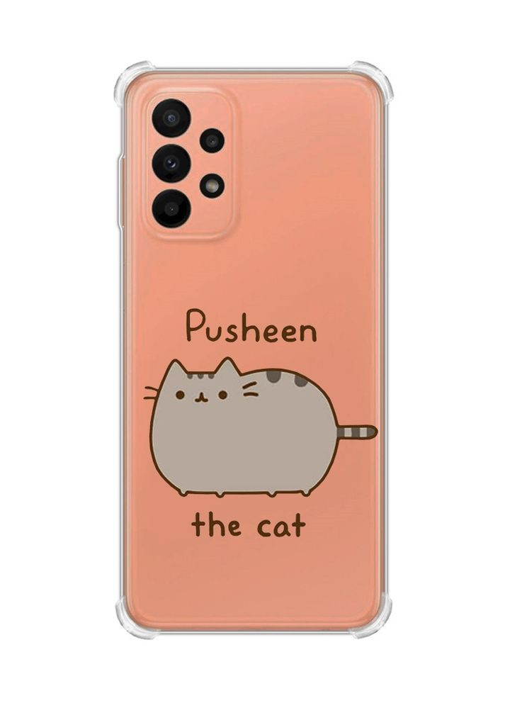 Чехол с утолщёнными углами на Samsung Galaxy A23 Пушин котик (принт 412) Creative (356122302)