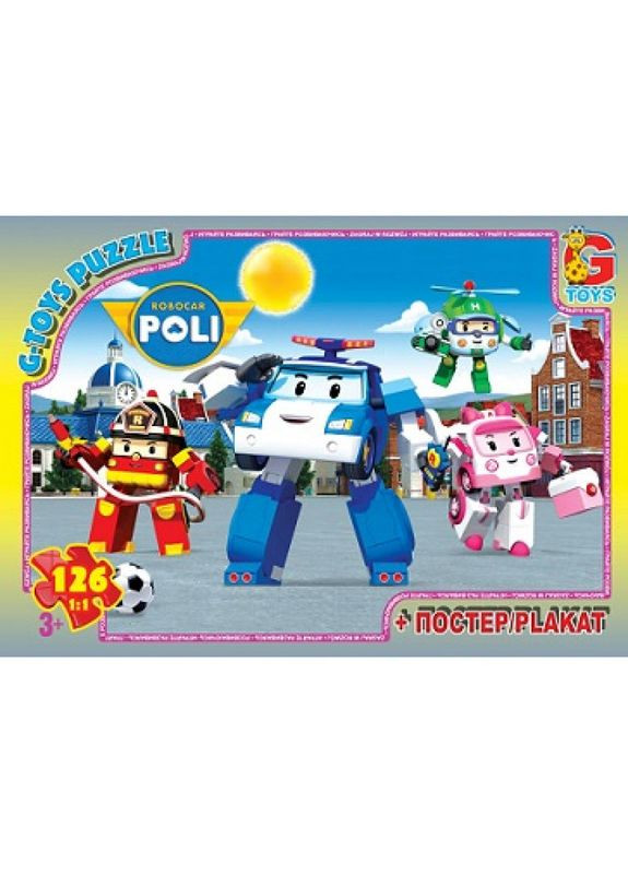 Пазли "Робокар Полі", 126 ел Gtoys (303723373)