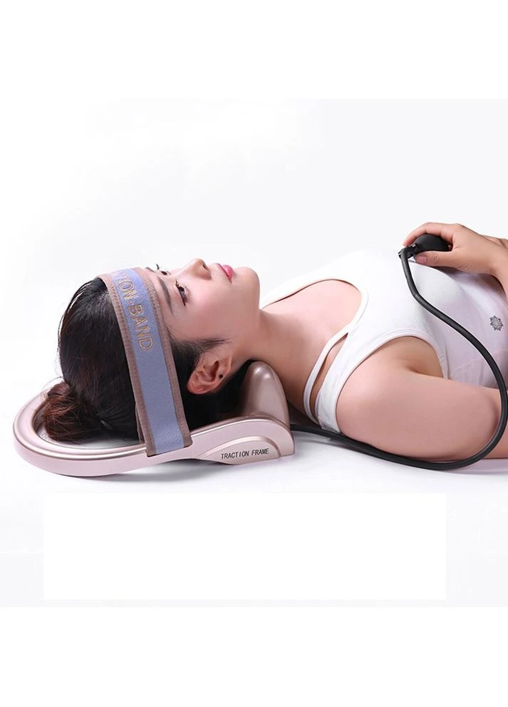 Масажер - тренажер для шиї Сervical vertebra traction G70 для корекції шийного відділу хребта Digital (401306133)