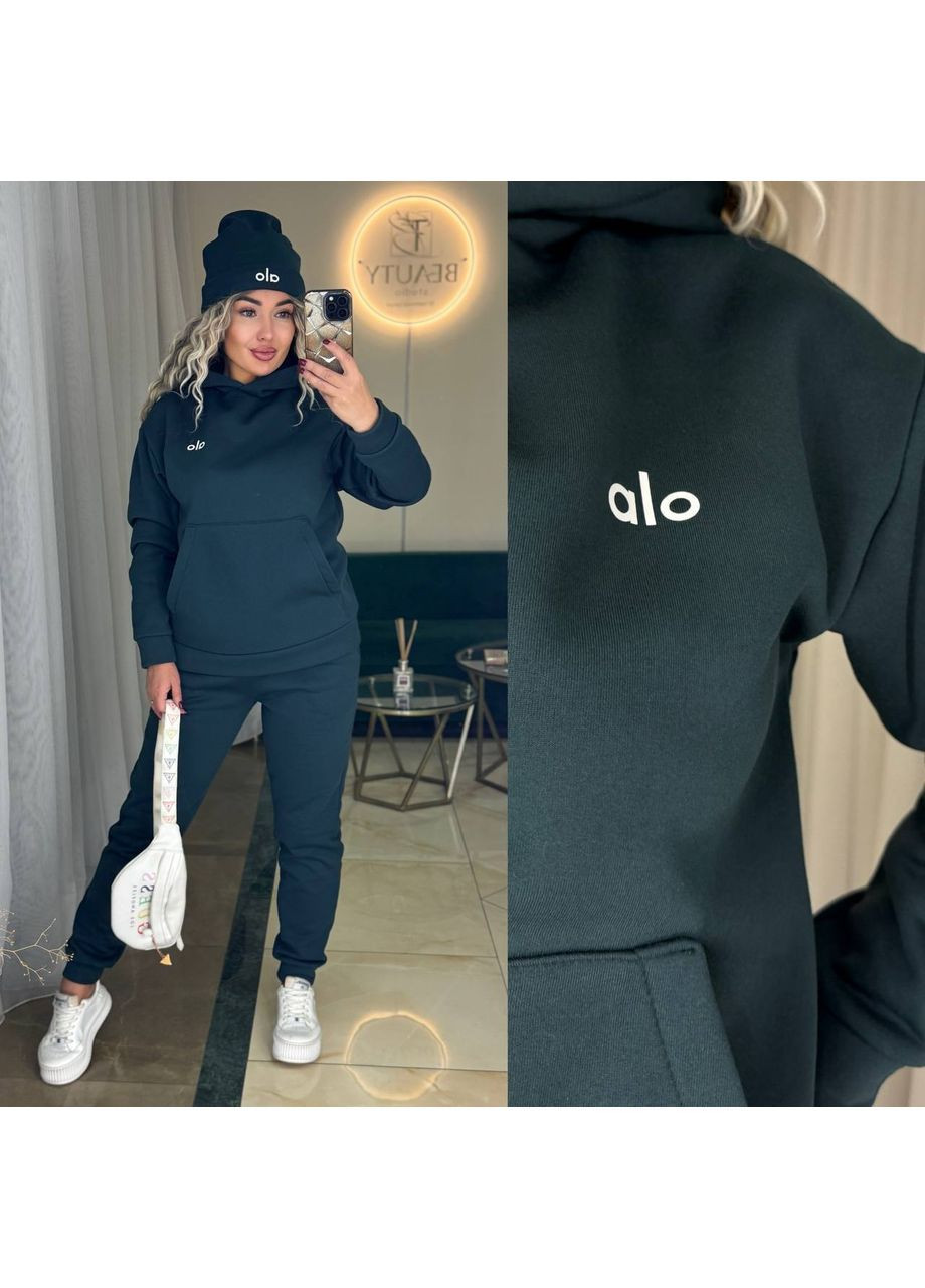 Костюм OLA трійка теплий,трьохнитка на флісі люкс,худі,штани та шапка Україна (366266772)