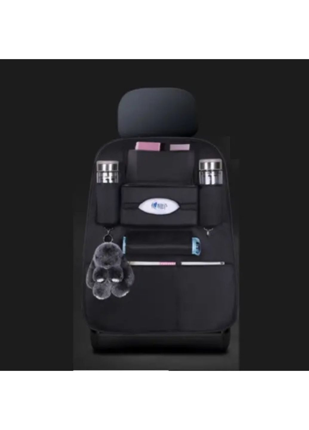 Органайзер на спинку сиденья авто Экокожа (АОС-1013-12) No Brand (369164213)