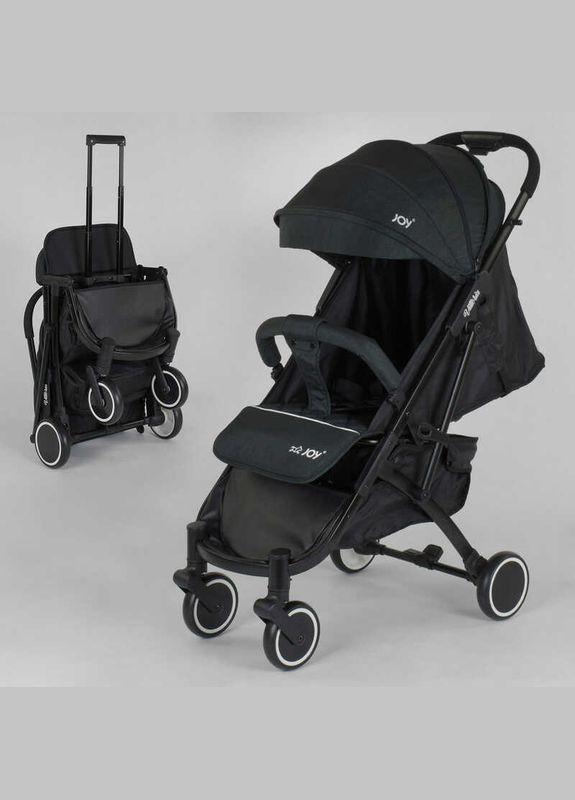 Коляска дитяча прогулянкова 30883 Vittoria, колір Темно-Зелений Льон, сталева рама, футкавер, телескопічна ручка, в коробці Joy (326798651)