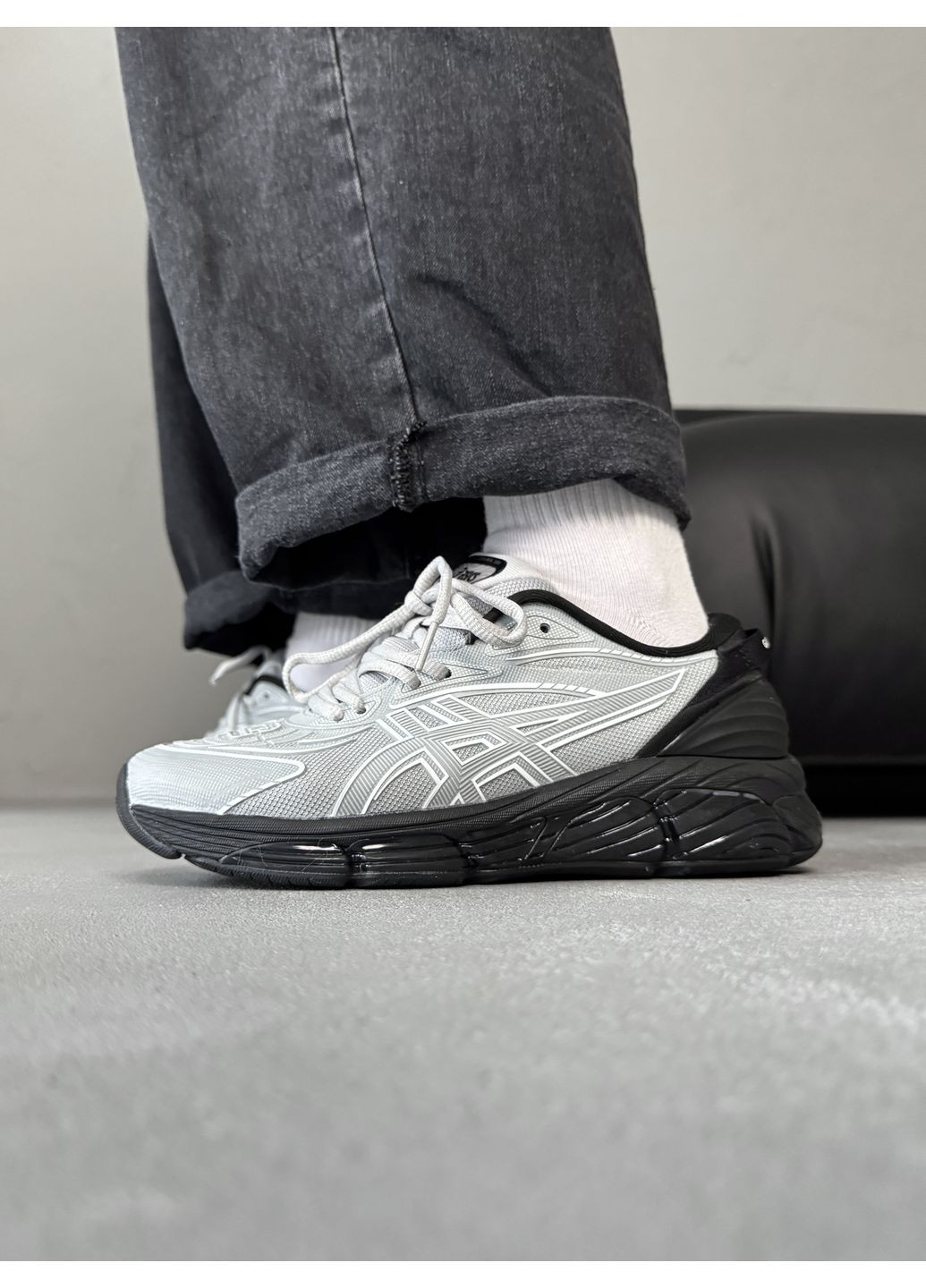 КРОСІВКИ ЖІНОЧІ ASICS GEL-QUANTUM 360 VIII C.P. COMPANY CEMENT GREY АСІКС ГЕЛЬ КВАНТУМ No Brand сірі демісезони (368647074)