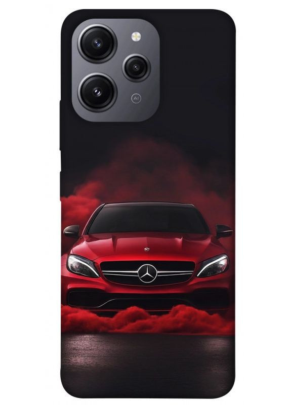 Чохол з принтом для Xiaomi Redmi 12 / для Ксяомі, сяомі, ксіомі редмі 12 Red Mercedes No Brand (338601266)