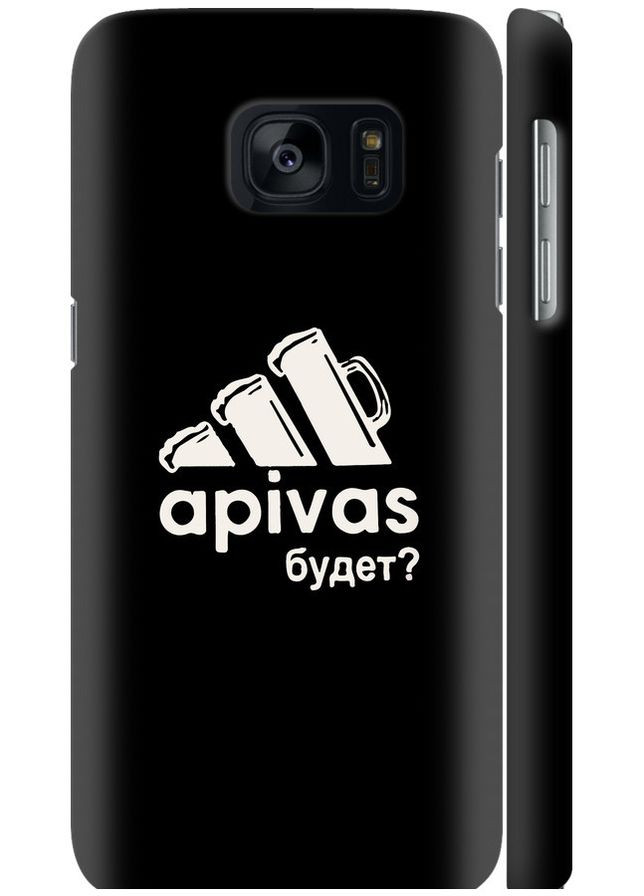 3D пластиковый матовый чехол 'А пивас' для Endorphone Samsung Galaxy S7 G930F (296933301)