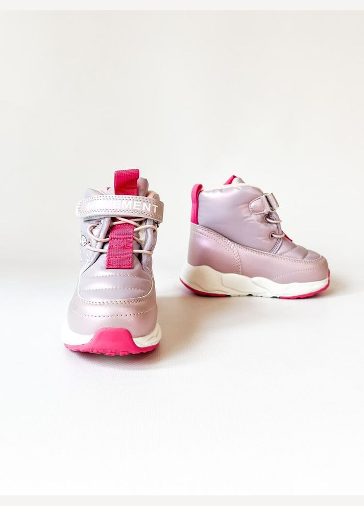 Розовые зимние ботинки 22 г 14,5 см розовый артикул з157 Jong Golf