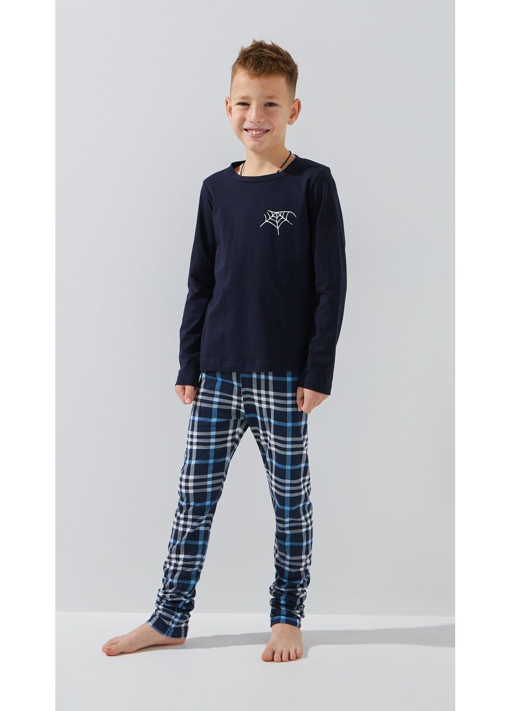 Синяя всесезон пижама для мальчика 6001 146 см shop (2000999249624) Fleri