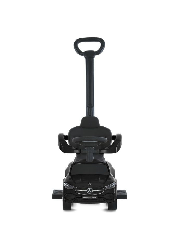 Детская каталка-толокарь 2 в 1 Mercedes-Benz черная для детей от 1 до 5 лет универсальная игрушка Bambi (368760299)