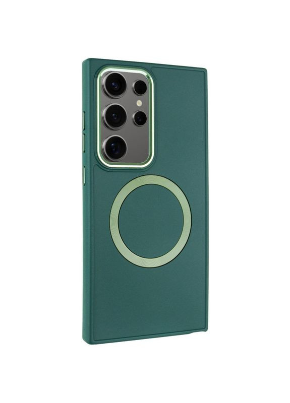 TPU чохол Bonbon Metal Style with MagSafe для Samsung Galaxy S24 Ultra Epik (356096542)