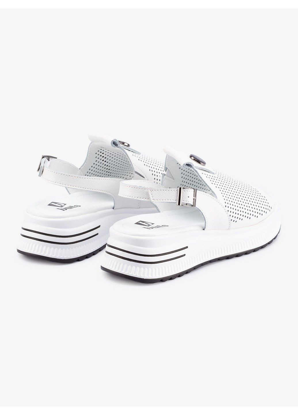 Белые женские босоножки 1101357 Buts с ремешком
