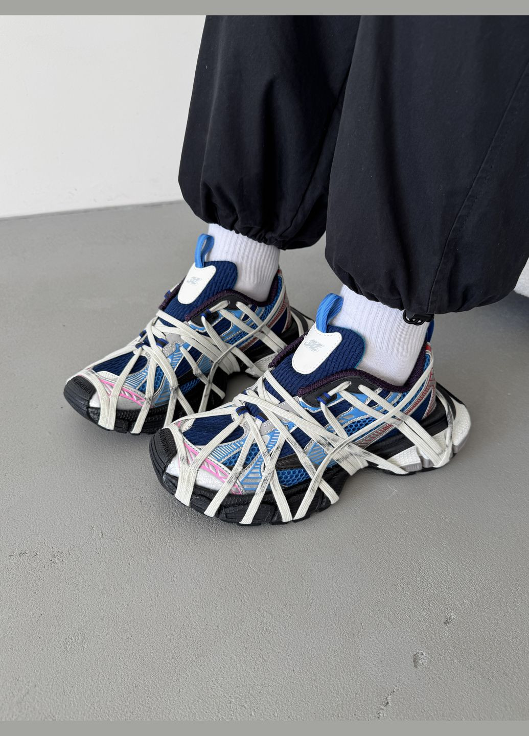 Кроссовки женские Balenciaga 3XL grey | Баленсиага 3ХЛ серые No Brand серые демисезоны (316231411)