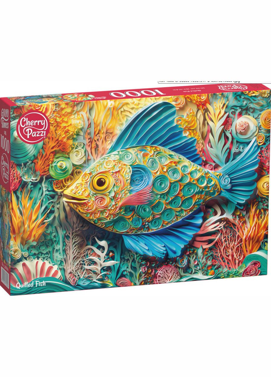 Пазл Квиллинговая рыба 1000 элементов CherryPazzi Cherry Pazzi (322073873)