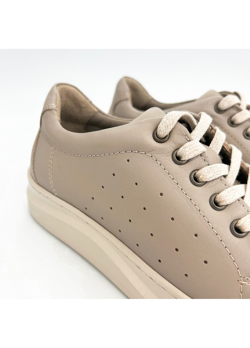 Кроссовки (р) Кожа 0-1-1-23091 Springer темно-бежевые (364657183)