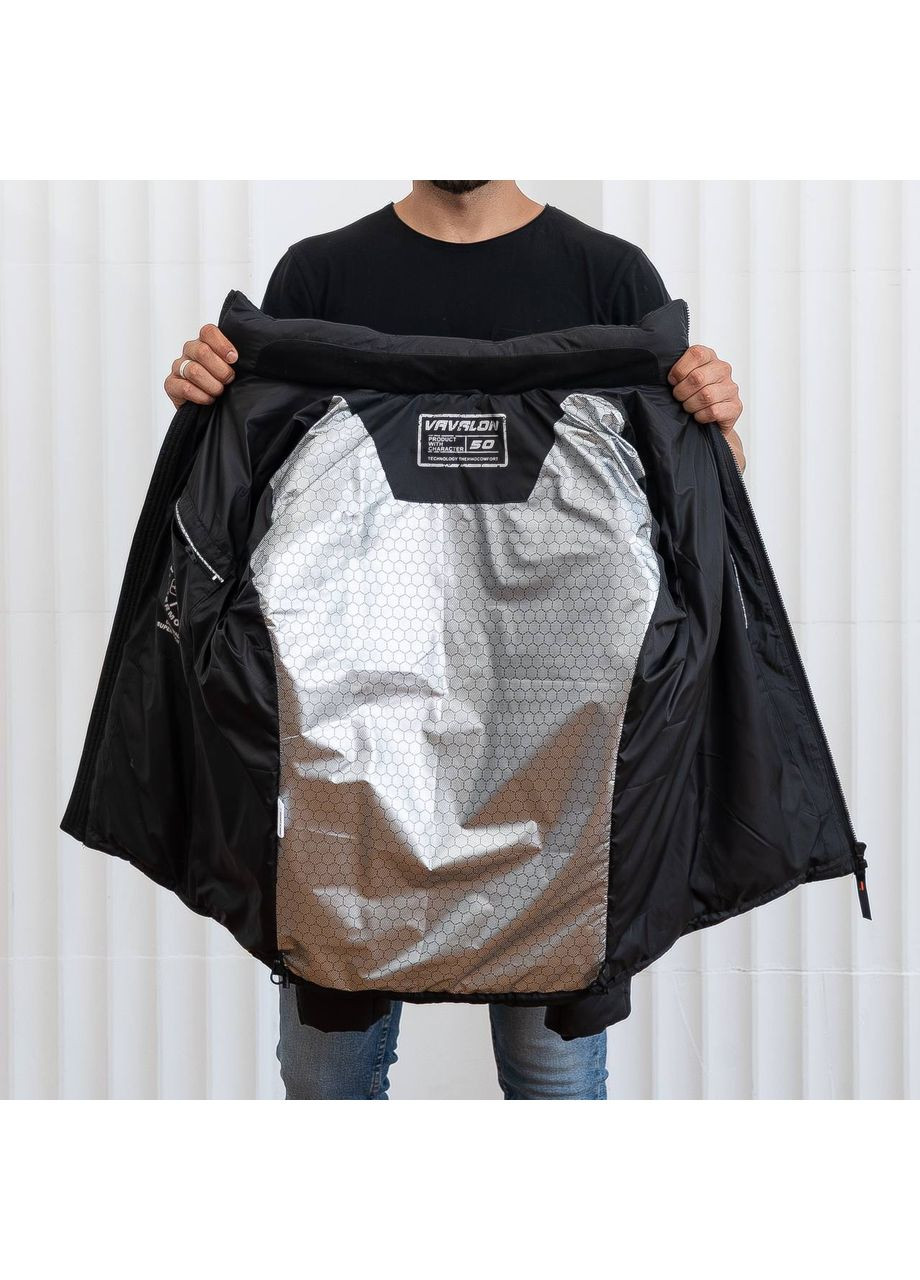 Графитовая зимняя мужская зимняя куртка большого размера SK