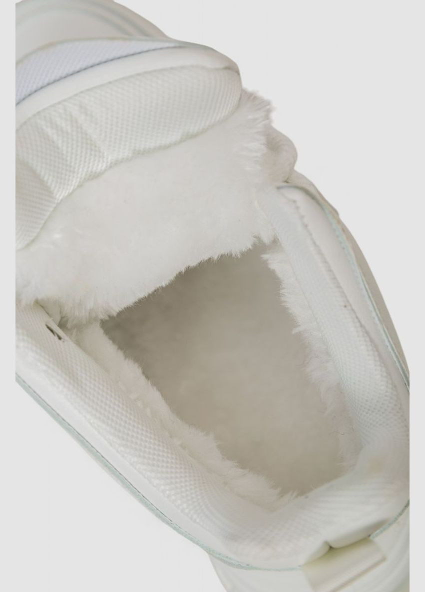 Кроссовки женские на меху,, 243R106-1 Ager белые всесезоны (313292061)