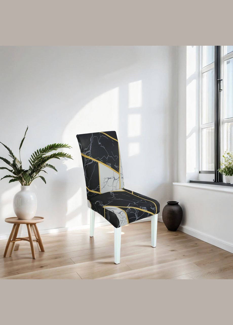 Чехол для стула универсальный трикотажный (83169) Love You (334713394)