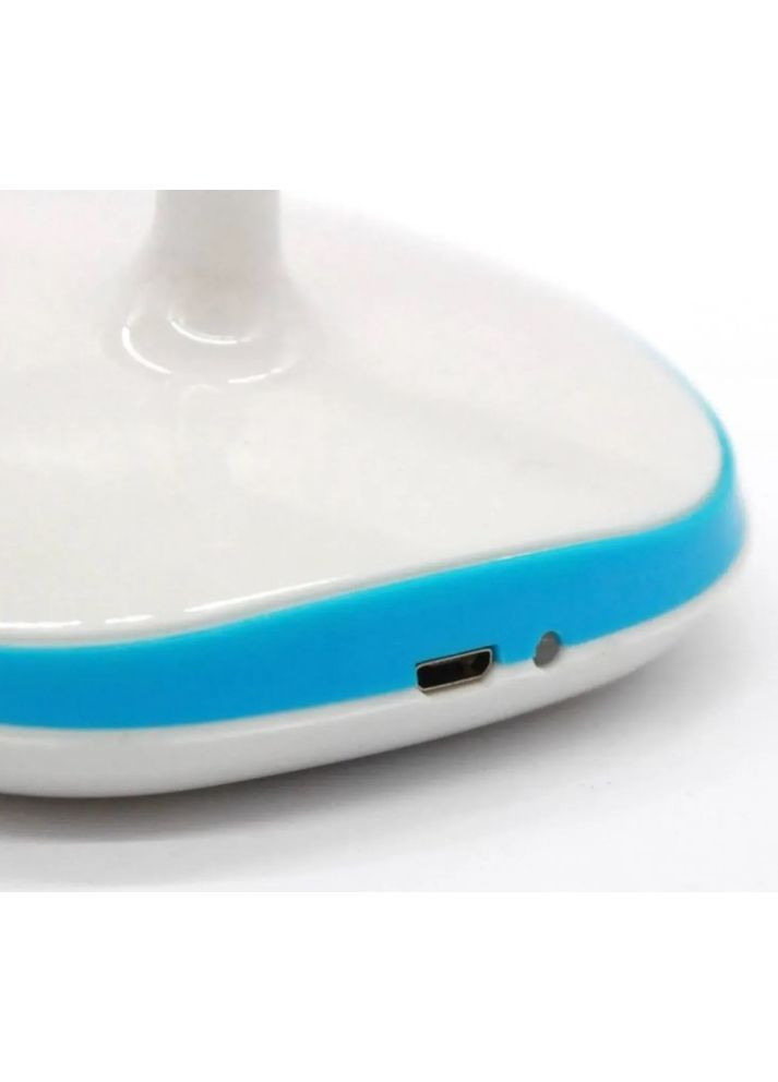 Акумуляторна настільна лампа JX 88O c USB зарядкою Блакитний (2104618724) No Brand (364874194)